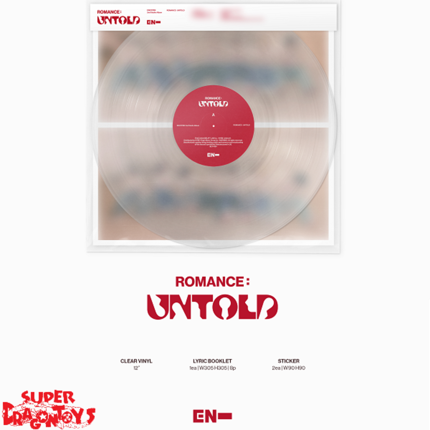 ENHYPEN (엔하이픈) - ROMANCE : UNTOLD - 2ND ALBUM (VINYL) - SUPER