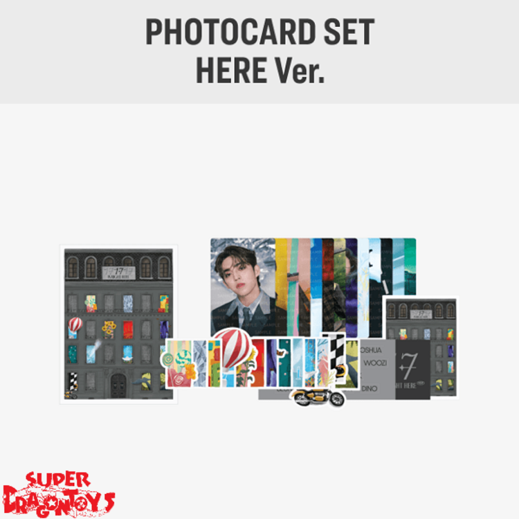 SEVENTEEN (세븐틴) - [17 IS RIGHT HERE] PHOTOCARD SET ("HERE" VER.) - OFFICIAL MD