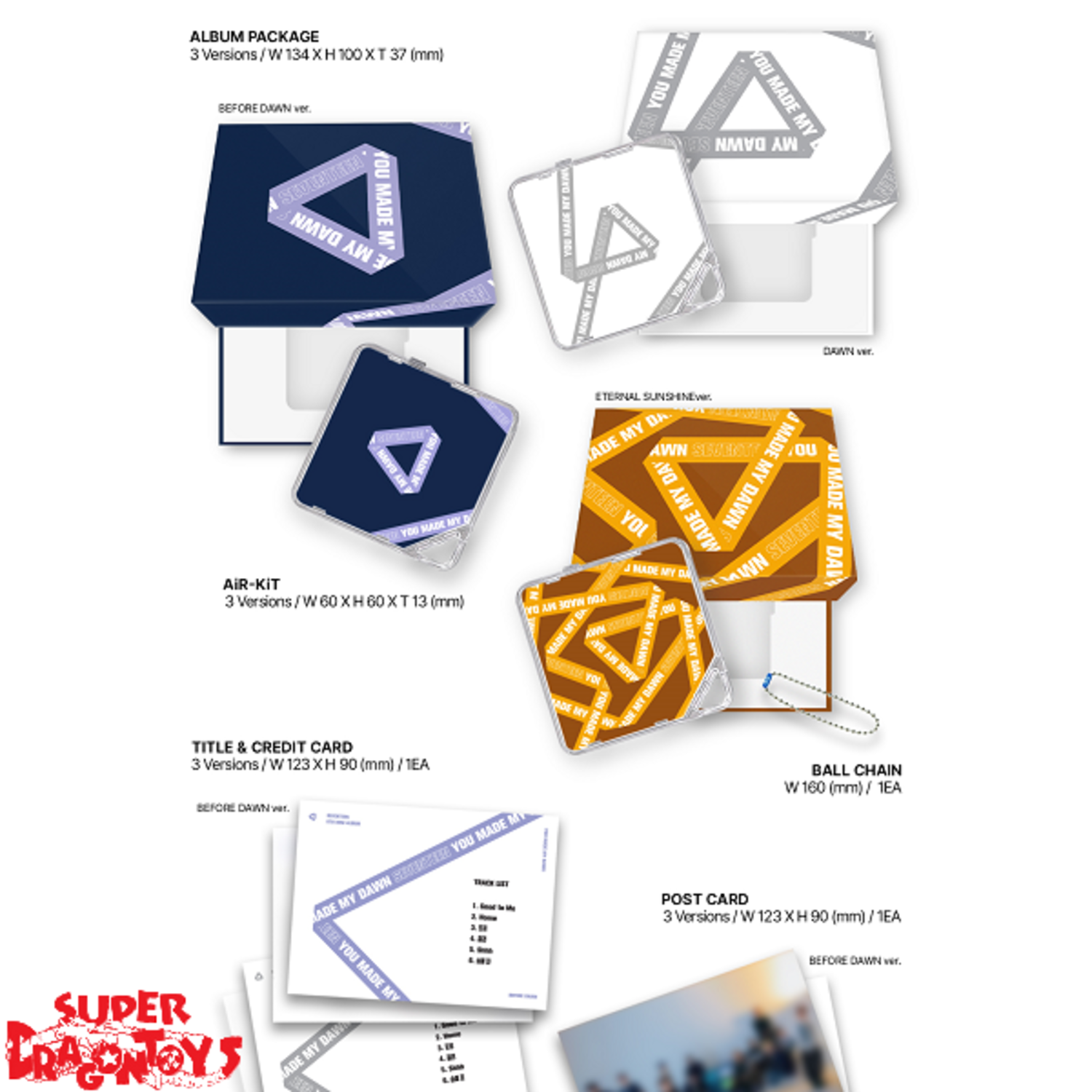 you make my dawn ドギョム　コンプリートセット SEVENTEEN YOU MADE MY DAWN ドギョムセット SEVENTEEN - YOU