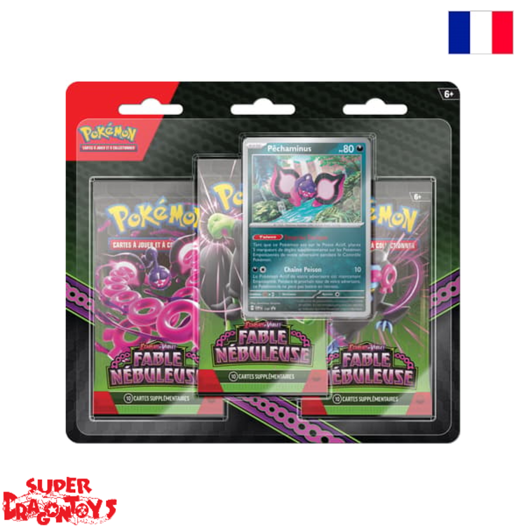 POKEMON TCG - TRIPACK ["ECARLATE ET VIOLET : FABLE NEBULEUSE] - EDITION FRANCAISE