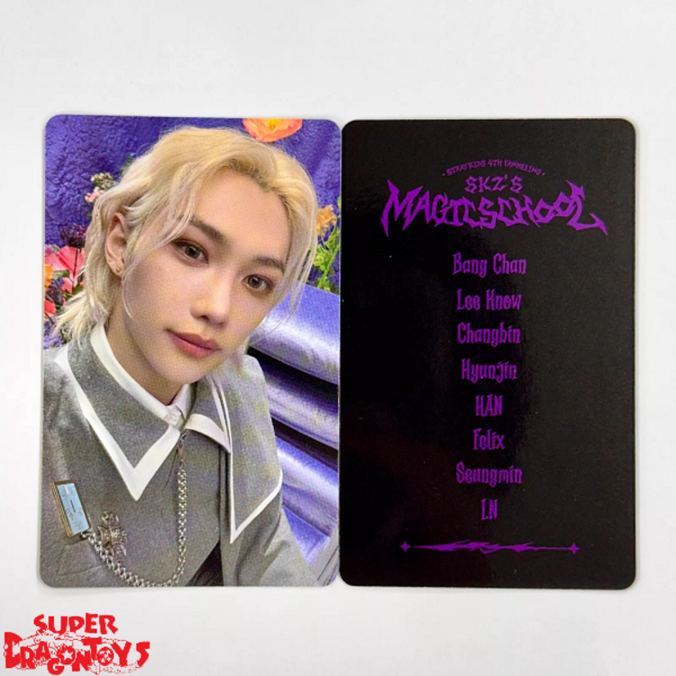 STRAY KIDS (스트레이 키즈) - OFFICIAL [SKZ'S MAGIC SCHOOL] POB PHOTOCARD