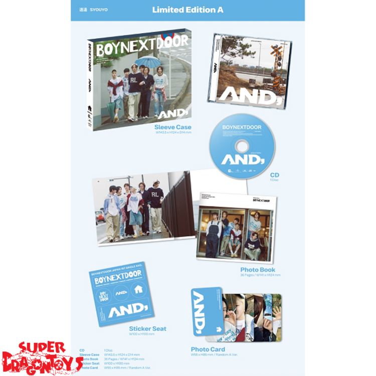 BOYNEXTDOOR (ボーイネクストドア) - [AND,] - [LIMITED A VER.] - 1ST SINGLE [JAPAN] ALBUM