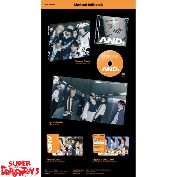 BOYNEXTDOOR (ボーイネクストドア) - [AND,] - [LIMITED B VER.] - 1ST SINGLE [JAPAN] ALBUM