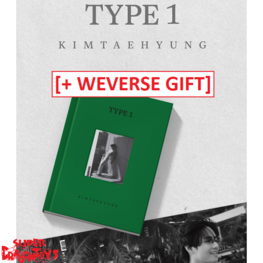 KIM TAEHYUNG (김태형) [BTS] - TYPE 1 (HARD COVER) - PHOTOBOOK + [WEVERSE GIFT]
