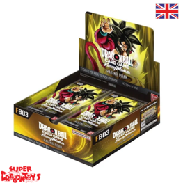 BANDAI DRAGON BALL SUPER TCG - DISPLAY [24 BOOSTERS] FUSION WORLD [FB03] - ENGLISH EDITION