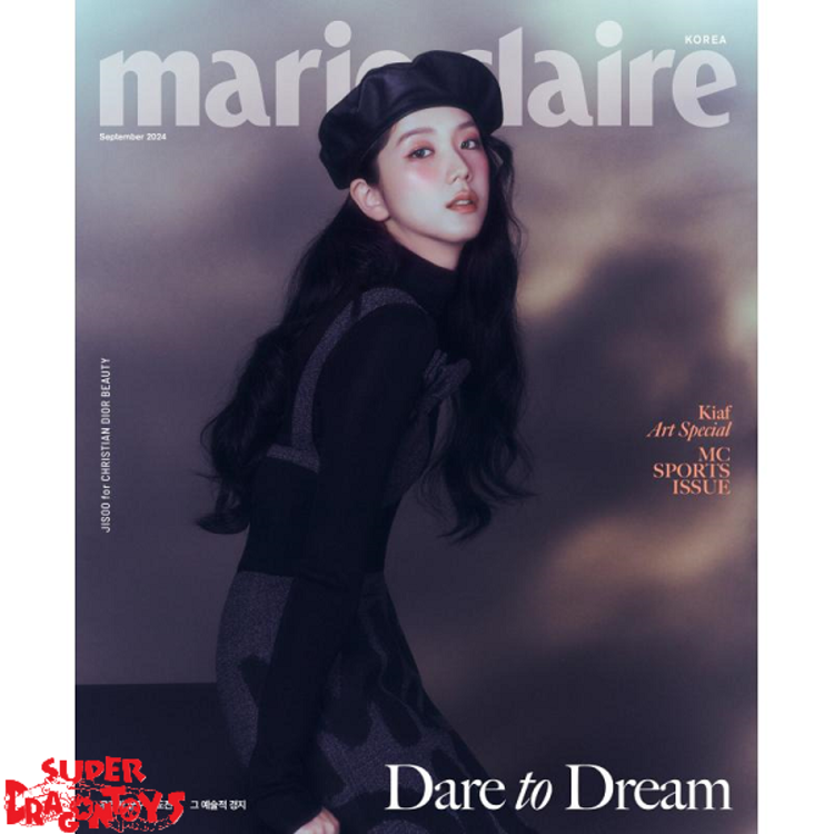 MARIE CLAIRE [KOREA] MAGAZINE - "JISOO" COVER (VER.B) - SEPTEMBER 2024 ISSUE