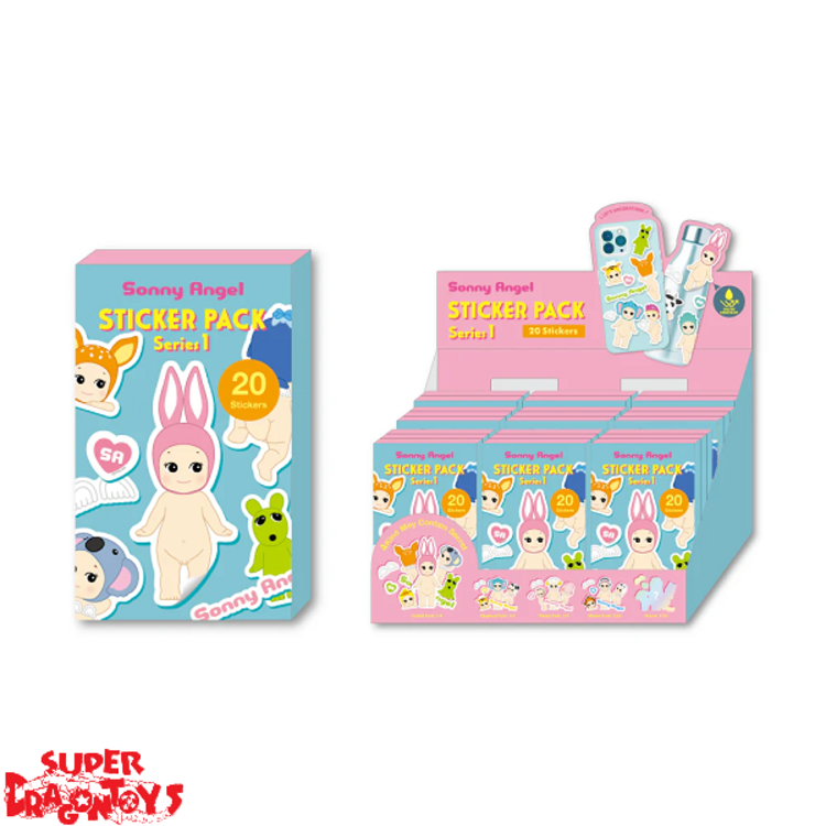 SONNY ANGEL STICKER PACK -  [SERIES 1] - BLINDBOX DECORATIVE STICKERS
