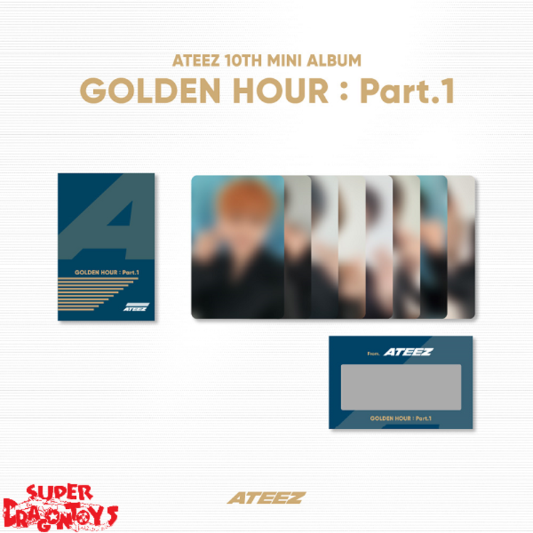 ATEEZ (에이티즈) - GOLDEN HOUR [PART.1] PHOTO & SCRATCH CARD [A] SET - OFFICIAL MD