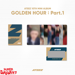 ATEEZ (에이티즈) - GOLDEN HOUR [PART.1] PHOTO & SCRATCH CARD [Z] SET - OFFICIAL MD