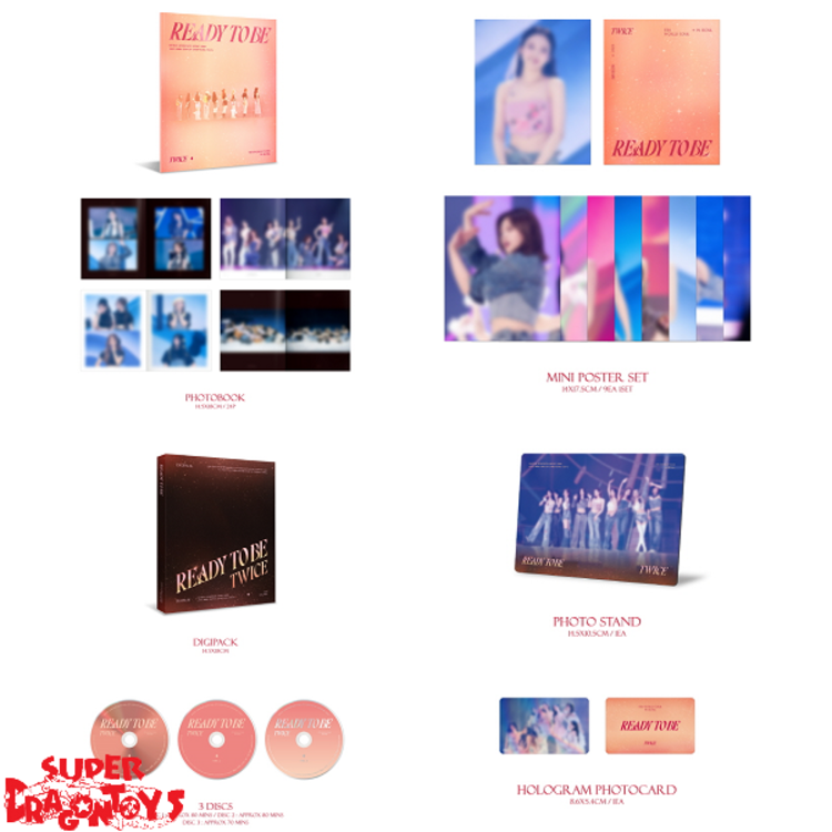 TWICE (트와이스) - 5TH WORLD TOUR [READY TO BE] IN SEOUL - [3BR] PACKAGE