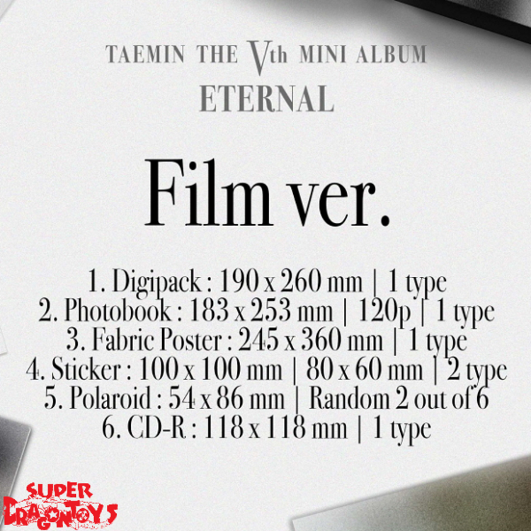 TAEMIN (태민) [SHINEE] - ETERNAL - [FILM VER.] - 5TH MINI ALBUM
