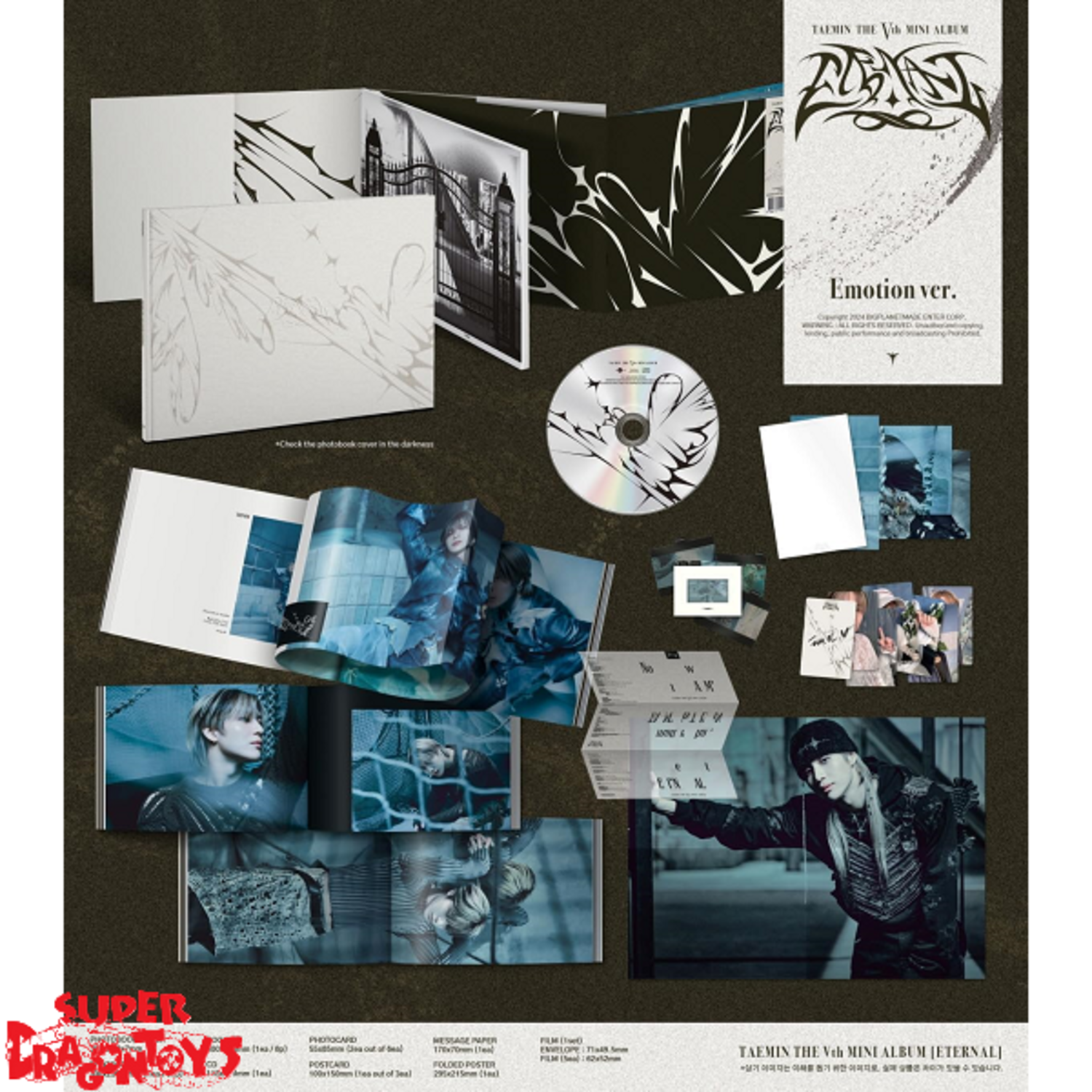 TAEMIN (태민) [SHINEE] - ETERNAL - 5TH MINI ALBUM - SUPER DRAGON TOYS