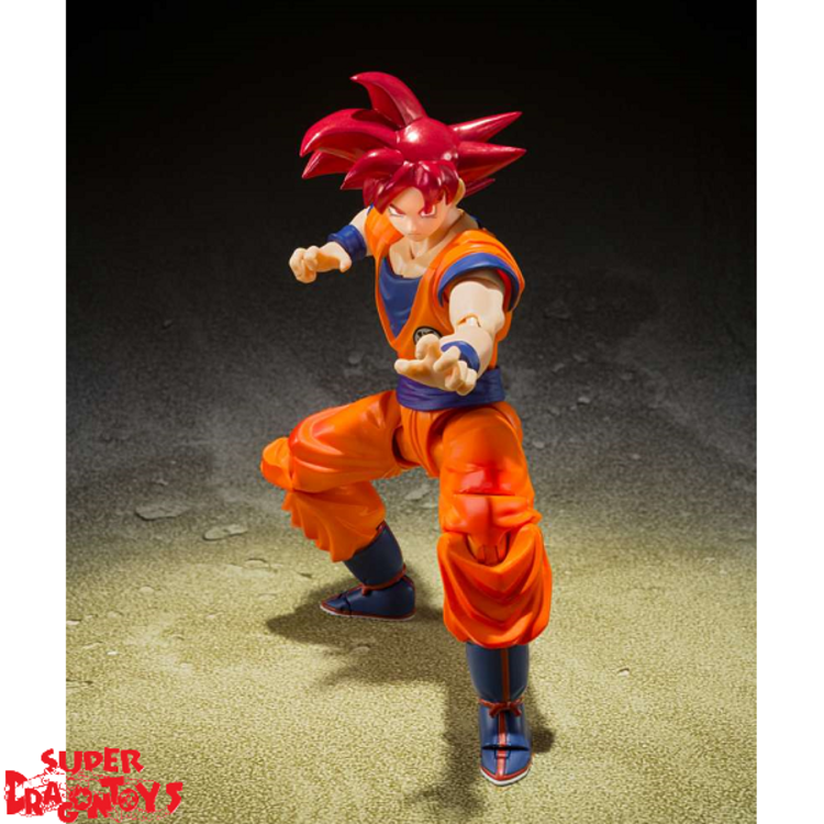 BANDAI DRAGON BALL SUPER - SON GOKU [SUPER SAIYAN GOD] - S.H. FIGUARTS