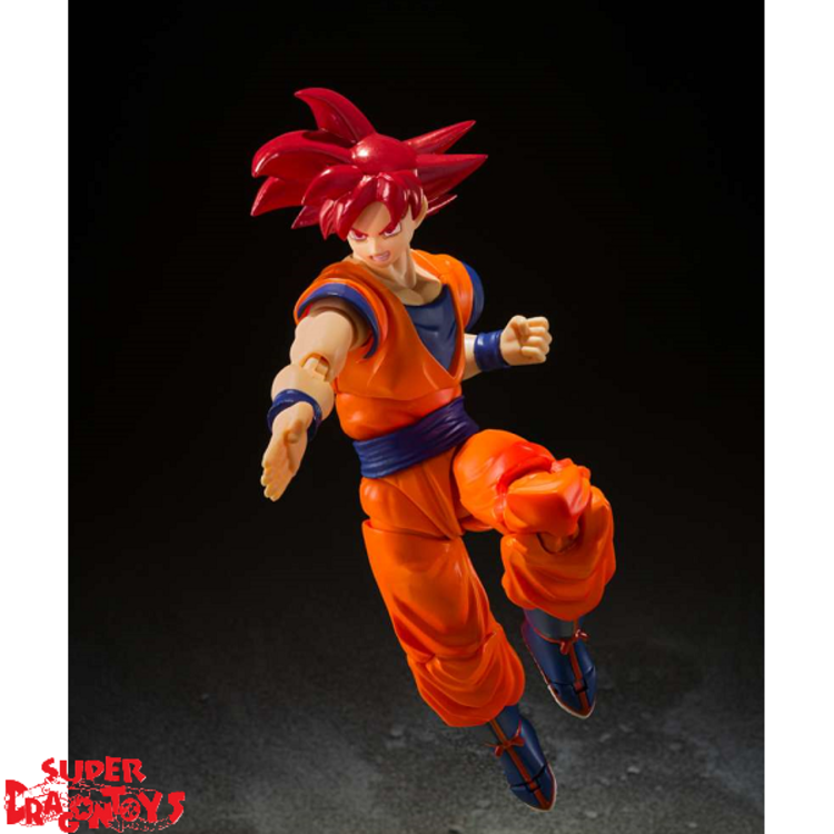 BANDAI DRAGON BALL SUPER - SON GOKU [SUPER SAIYAN GOD] - S.H. FIGUARTS
