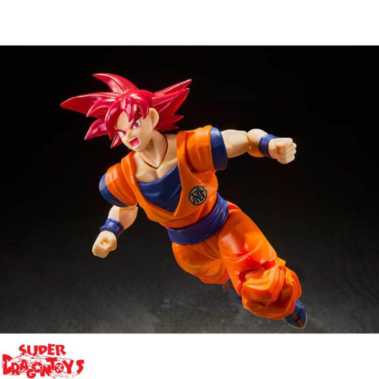 BANDAI DRAGON BALL SUPER - SON GOKU [SUPER SAIYAN GOD] - S.H. FIGUARTS