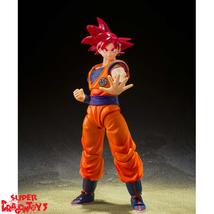 BANDAI DRAGON BALL SUPER - SON GOKU [SUPER SAIYAN GOD] - S.H. FIGUARTS