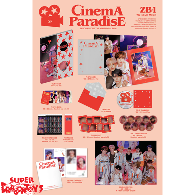 ZEROBASEONE (제로베이스원) - CINEMA PARADISE - 4TH MINI ALBUM