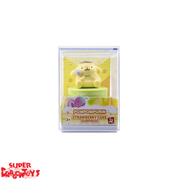 HELLO KITTY AND FRIENDS - POMPOMPURIN - STRAWBERRY CAKE SURPRISE FIGURE