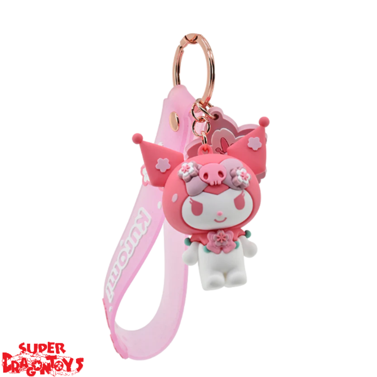 HELLO KITTY AND FRIENDS - KUROMI - SAKURA SERIES KEYCHAIN