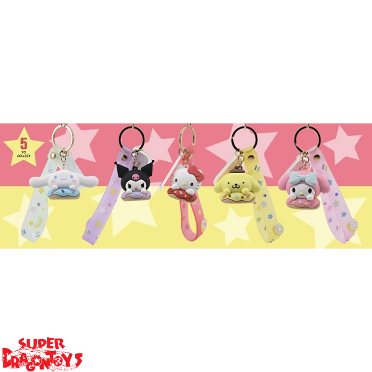 HELLO KITTY AND FRIENDS - POMPOMPURIN - DONUT SERIES KEYCHAIN