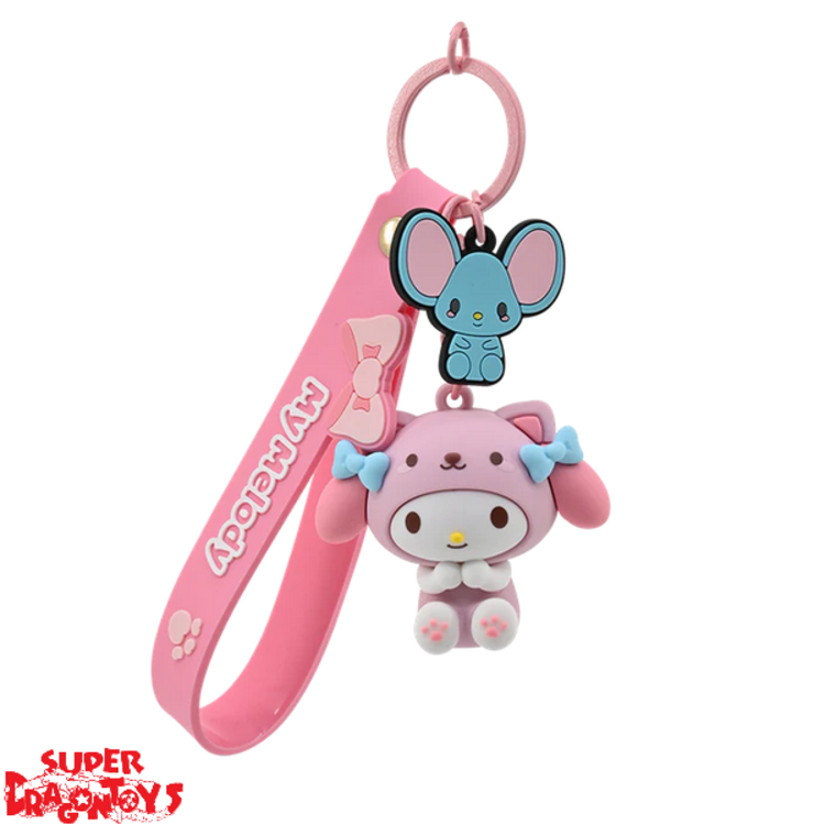 HELLO KITTY AND FRIENDS - MY MELODY - ANIMAL SERIES KEYCHAIN