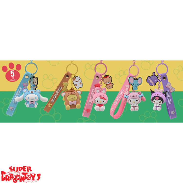 HELLO KITTY AND FRIENDS - HELLO KITTY - ANIMAL SERIES KEYCHAIN