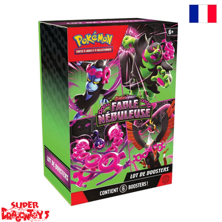 POKEMON TCG - LOT DE BOOSTERS ["ECARLATE ET VIOLET : FABLE NEBULEUSE] - EDITION FRANCAISE