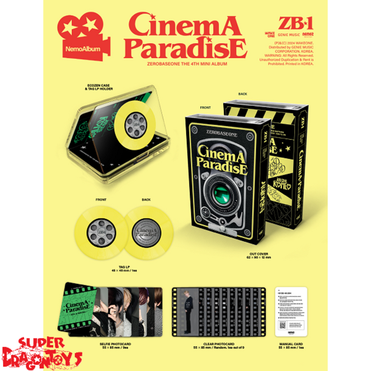 ZEROBASEONE (제로베이스원) - CINEMA PARADISE - [NEMO VER.] - 4TH MINI ALBUM