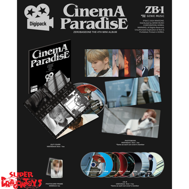 ZEROBASEONE (제로베이스원) - CINEMA PARADISE - [DIGIPACK] - 4TH MINI ALBUM