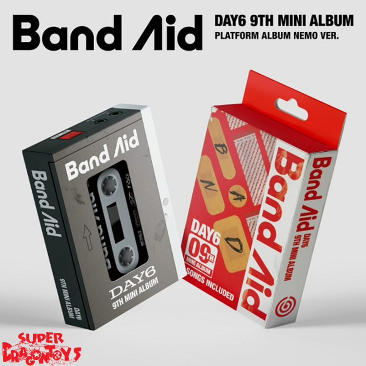 DAY6 (데이식스) - BAND AID - [NEMO VER.] - 9TH MINI ALBUM + [JYP PHOTOCARD]