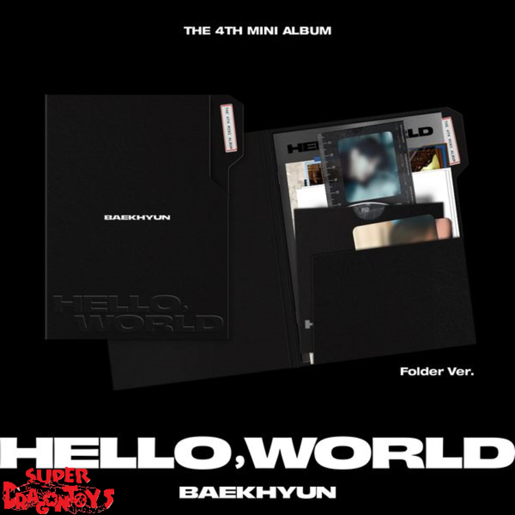 BAEKHYUN (백현) - [HELLO, WORLD] - [FOLDER VER.] - 4TH MINI ALBUM