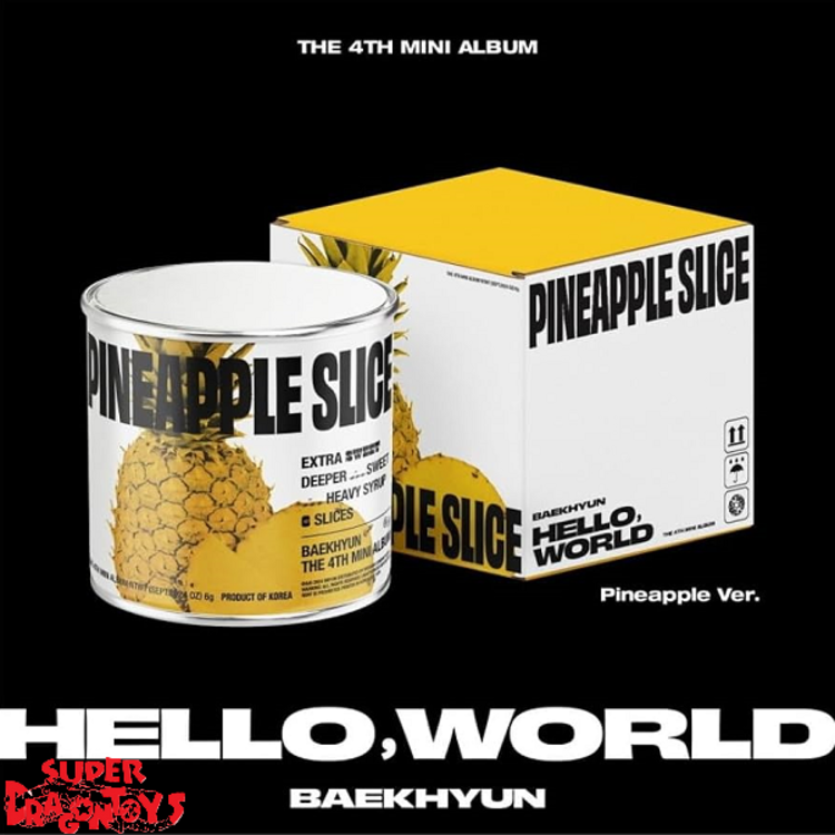 BAEKHYUN (백현) - [HELLO, WORLD] - [PINEAPPLE VER.] - 4TH MINI ALBUM