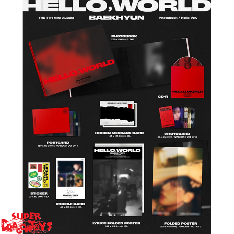 BAEKHYUN (백현) - [HELLO, WORLD] - [PHOTOBOOK VER.] - 4TH MINI ALBUM