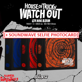 XIKERS (싸이커스) - HOUSE OF TRICKY : WATCH OUT - 4TH MINI ALBUM + [SOUNDWAVE PHOTOCARD]