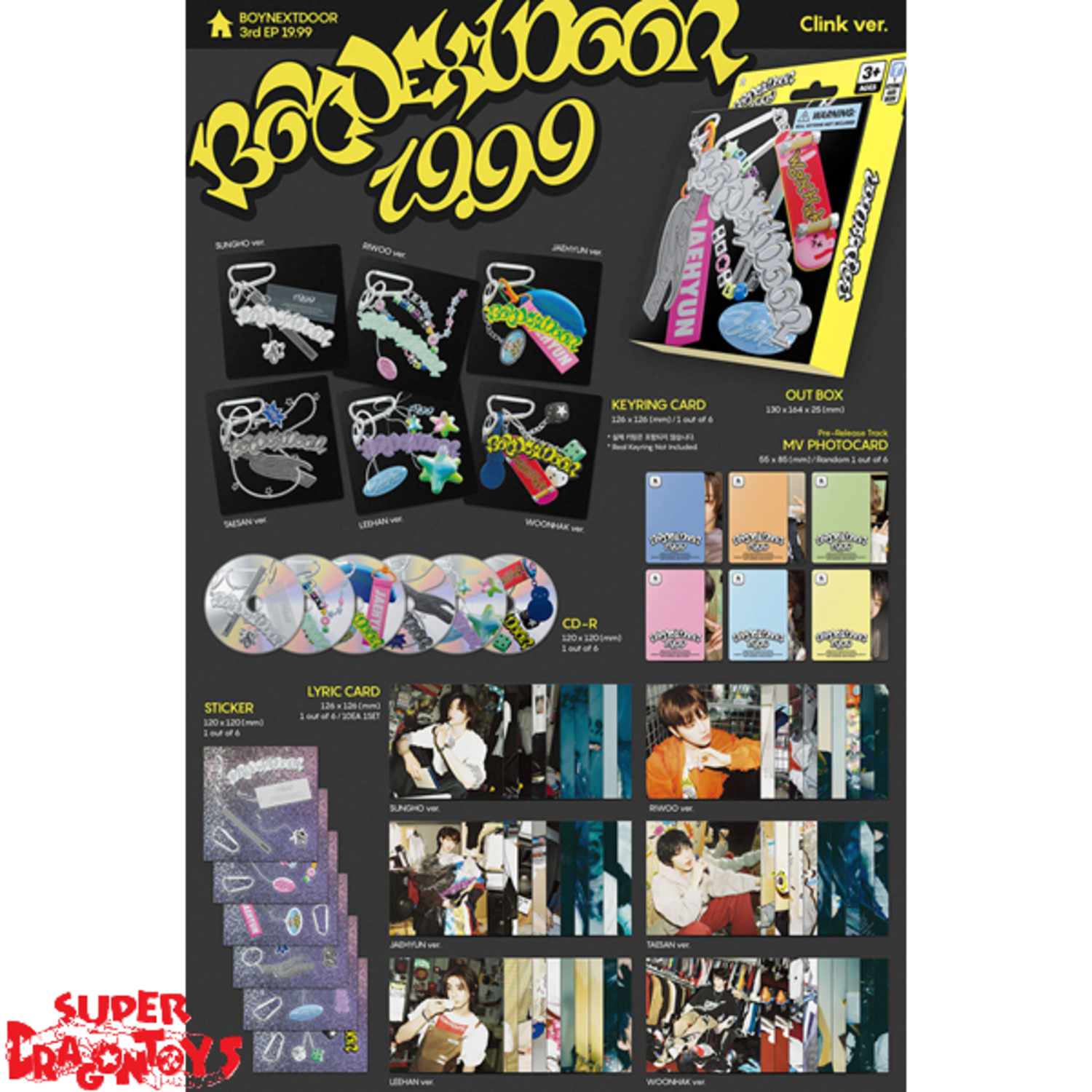 BOYNEXTDOOR (보이넥스트도어) - [19.99] - [CLINK VER.] - 3RD EP