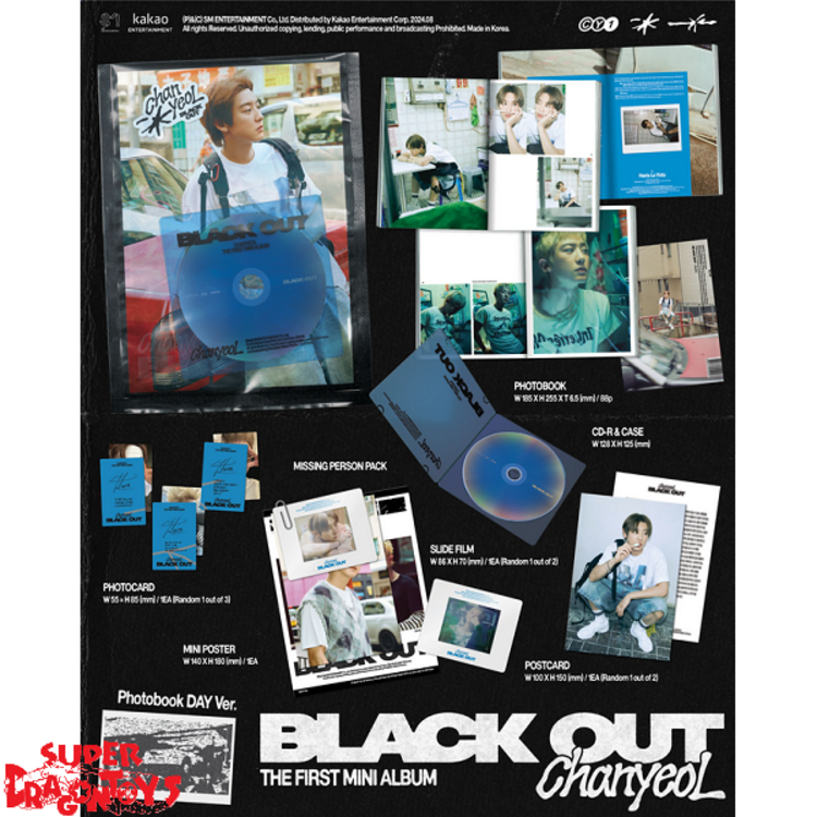 CHANYEOL (박찬열) [EXO] - BLACK OUT - [PHOTOBOOK VER.] - 1ST MINI ALBUM