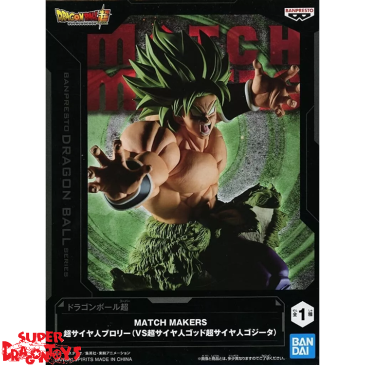 BANPRESTO DRAGON BALL SUPER - SUPER SAIYAN BROLY [VS SSGSS GOGETA] - "MATCH MAKERS" FIGURE