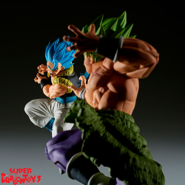 BANPRESTO DRAGON BALL SUPER - BROLY + GOGETA [2 FIGURE SET] - "MATCH MAKERS" FIGURE