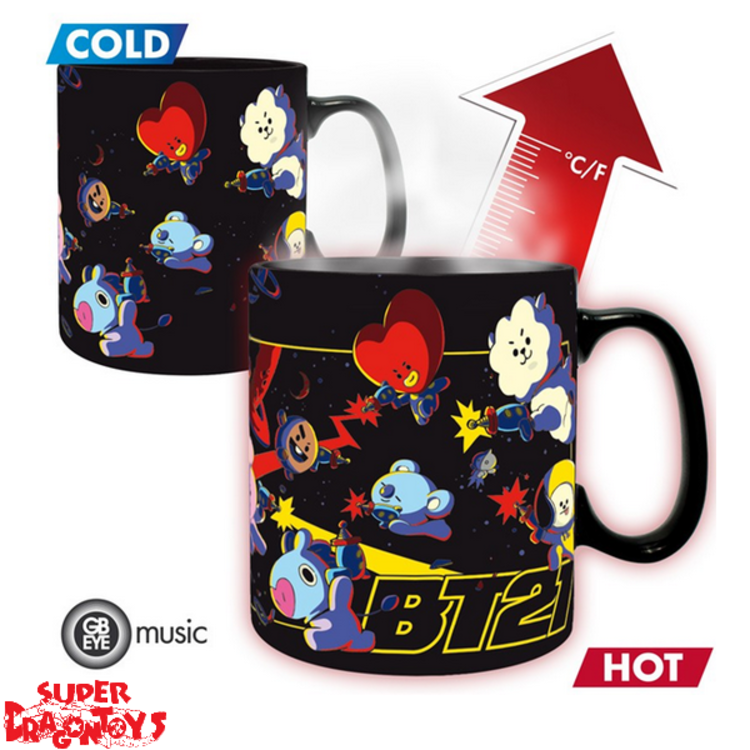 ABYSTYLE BTS - MUG HEAT CHANGE "SPACE" - BT21 COLLECTION