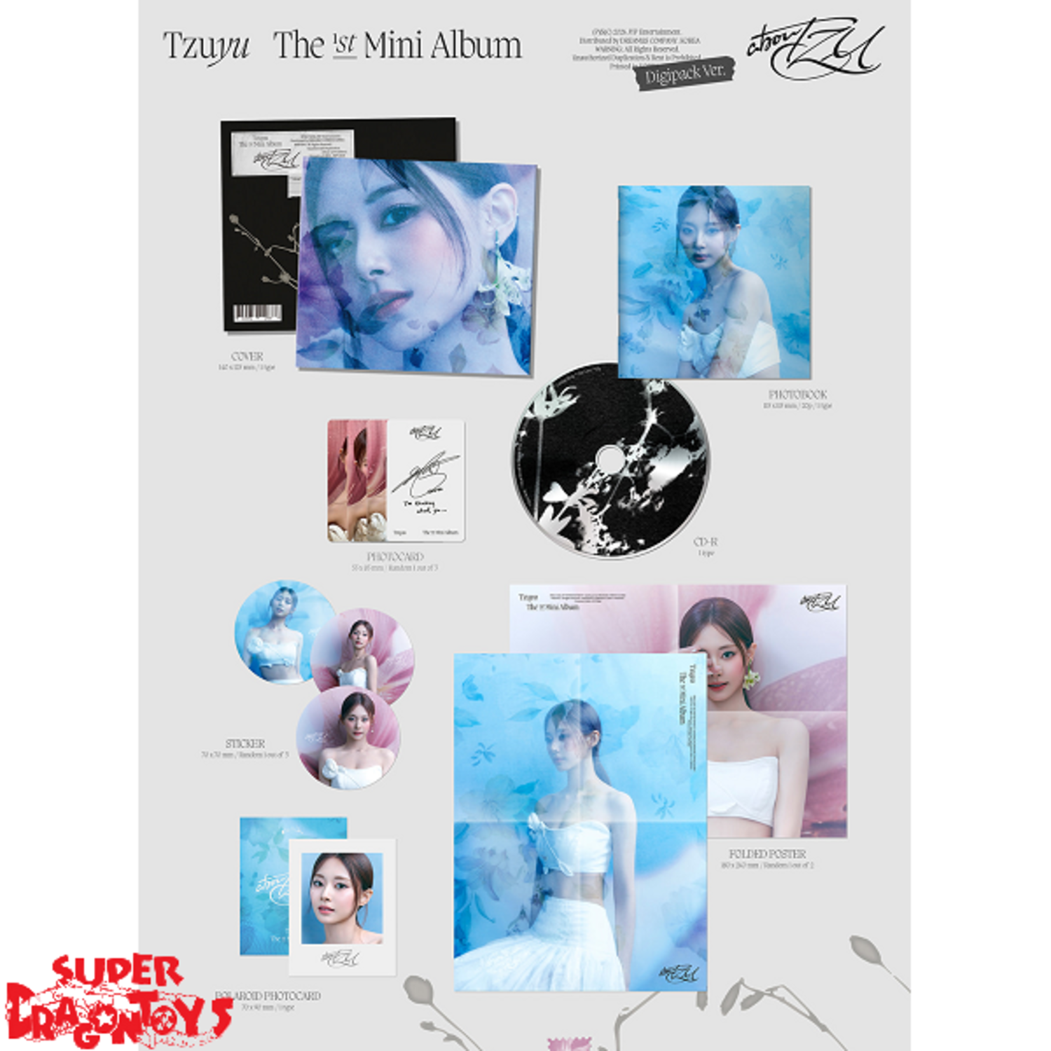 TZUYU (쯔위) [TWICE] - ABOUTZU - [DIGIPACK] - 1ST MINI ALBUM JYP