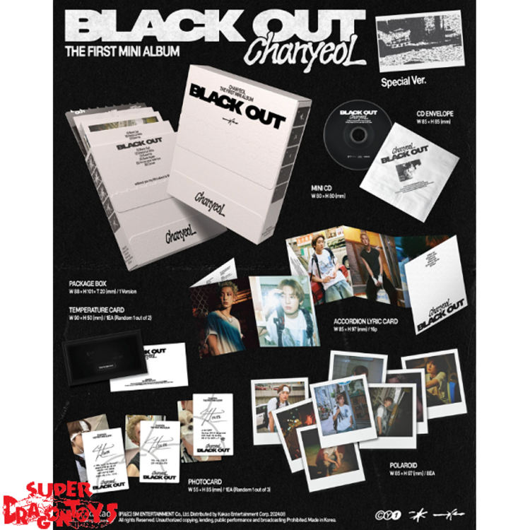 CHANYEOL (박찬열) [EXO] - BLACK OUT - [SPECIAL VER.] - 1ST MINI ALBUM