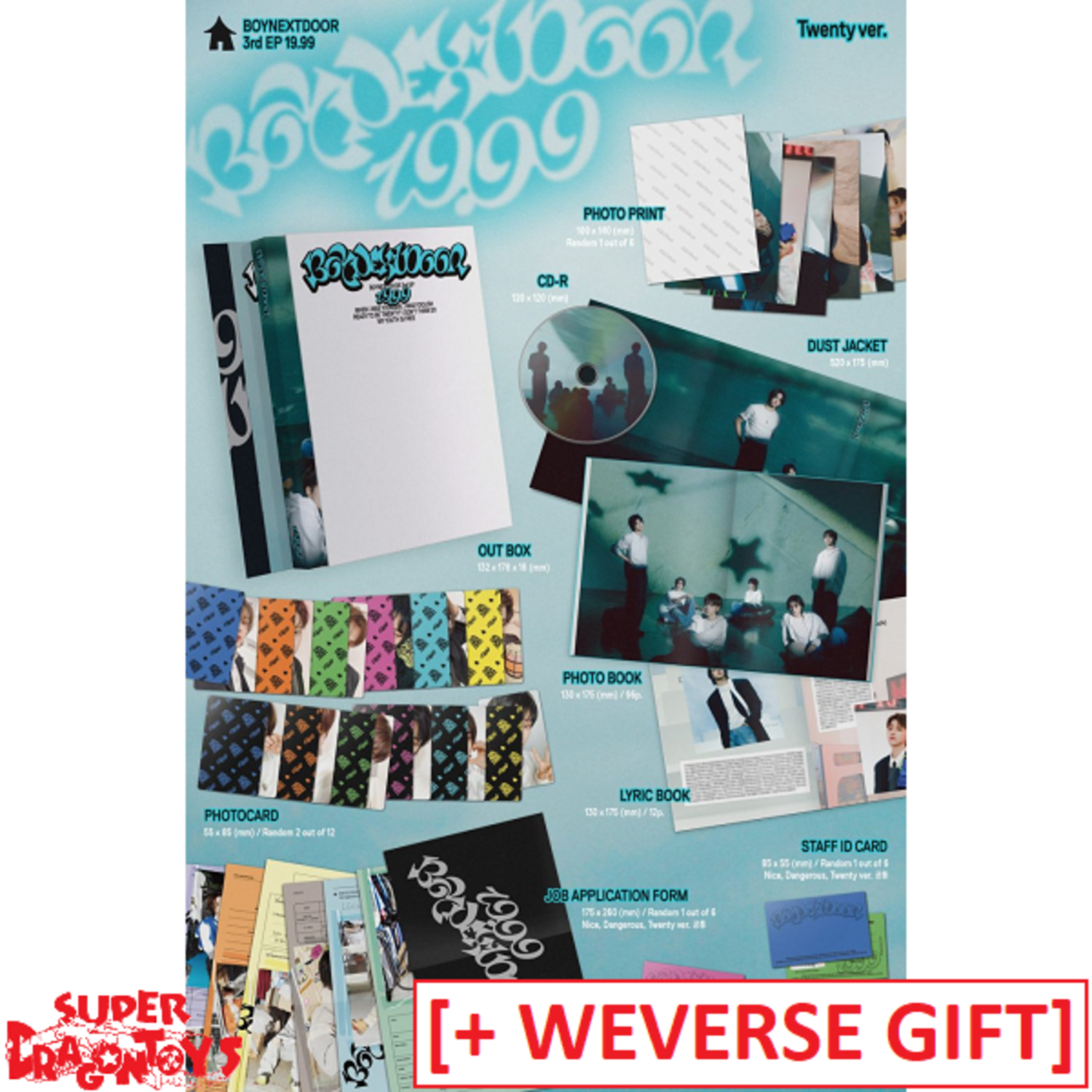 BOYNEXTDOOR 19.99 weverse ラキドロ 特典 BOYNEXTDOOR - 3rd EP [ 19.99 ] (Weverse Album Ver.)