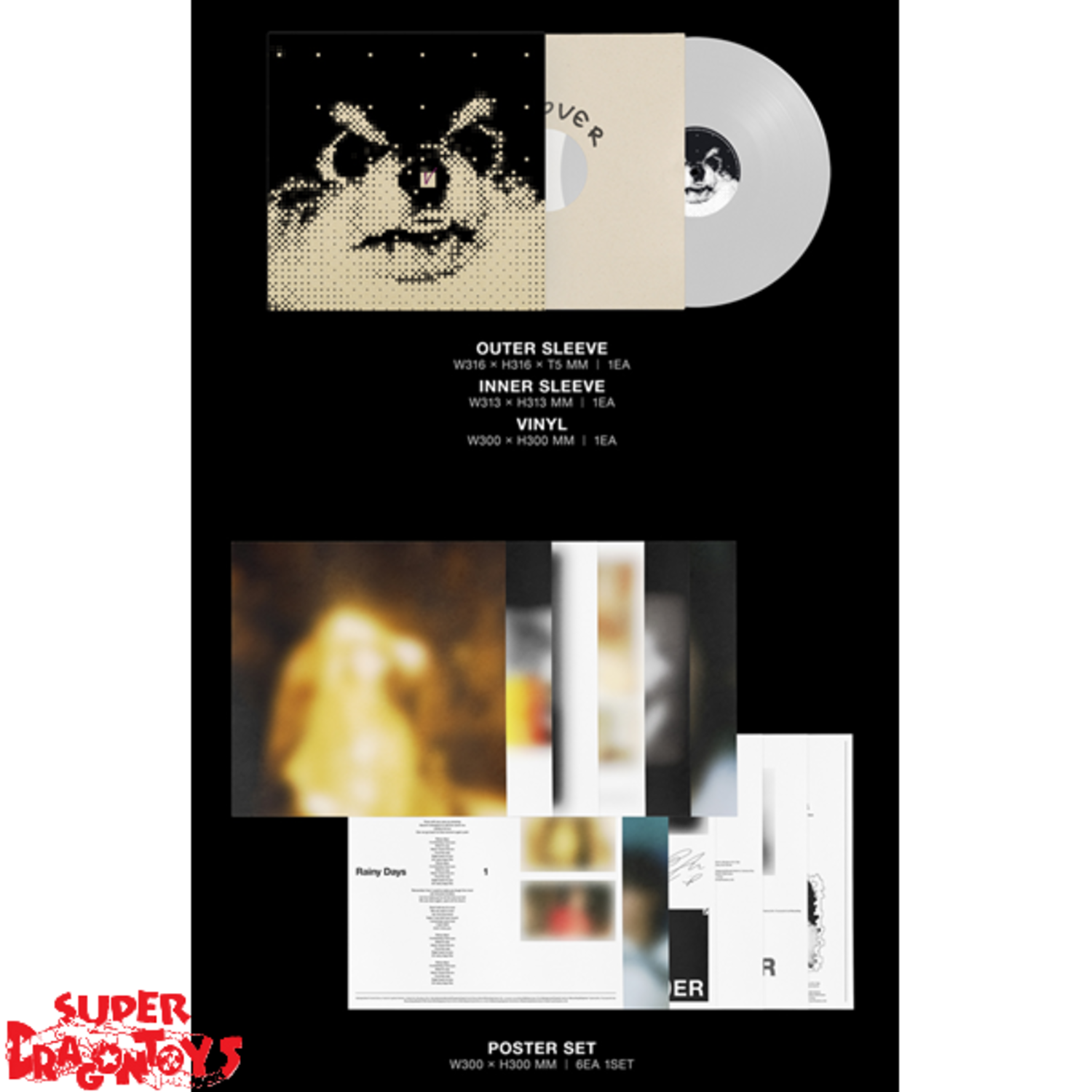 V (김태형) [BTS] - LAYOVER - 1ST SOLO ALBUM (LP VINYL) - SUPER