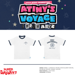 ATEEZ (에이티즈) - 2024 FANMEETING [ATINY'S VOYAGE : FROM A TO Z] T-SHIRT - OFFICIAL MD