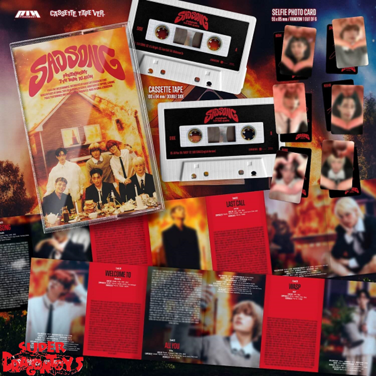 P1HARMONY (피원하모니) - SAD SONG - [CASSETTE TAPE] - 7TH MINI ALBUM