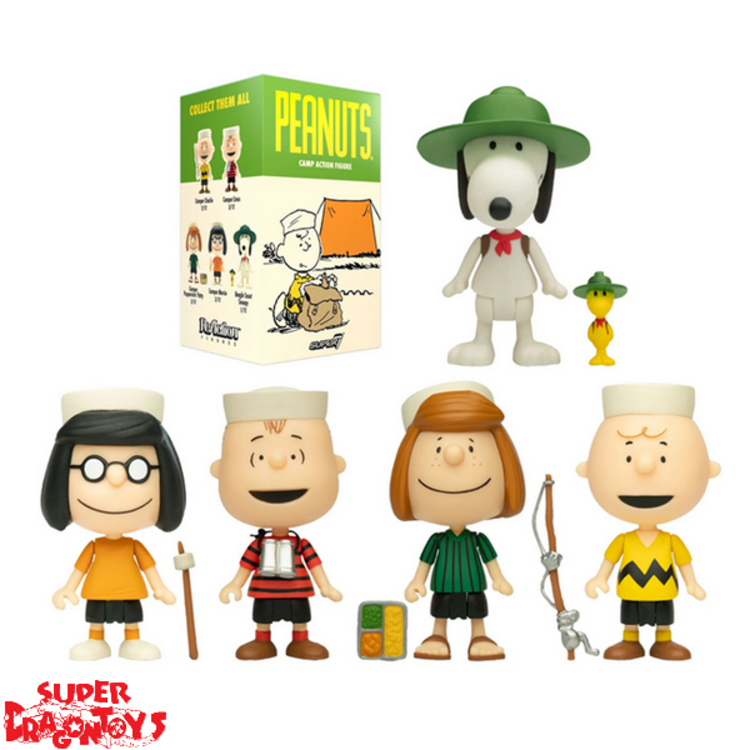 SUPER 7 - PEANUTS [CAMP ACTION FIGURE] - BLINDBOX DECORATIVE FIGURE