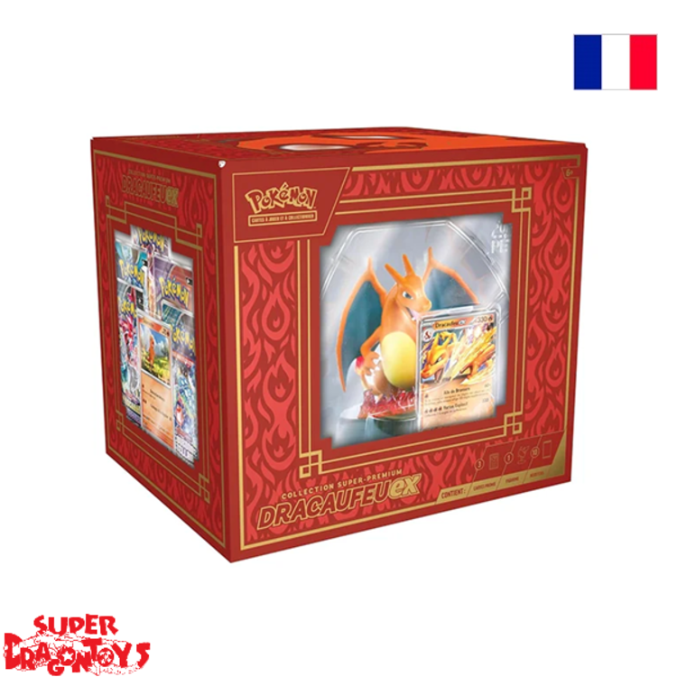 POKEMON TCG - COLLECTION SUPER-PREMIUM  "DRACAUFEU EX" - EDITION FRANCAISE