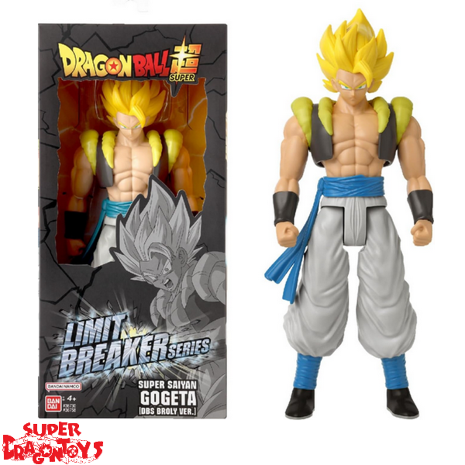 BANDAI DRAGON BALL SUPER SUPER SAIYAN GOGETA 