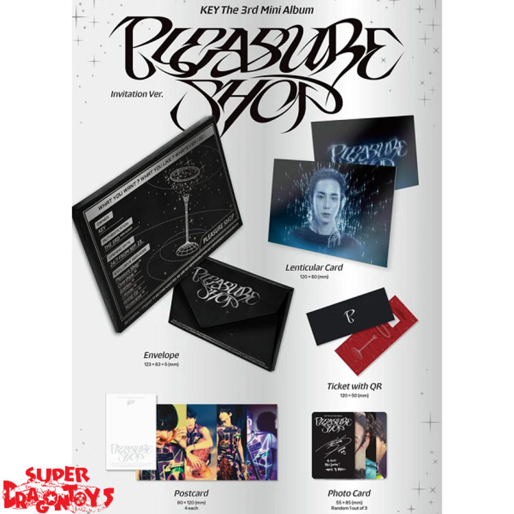 KEY (키) [SHINEE] - PLEASURE SHOP - [INVITATION / QR VER.] - 3RD MINI ALBUM
