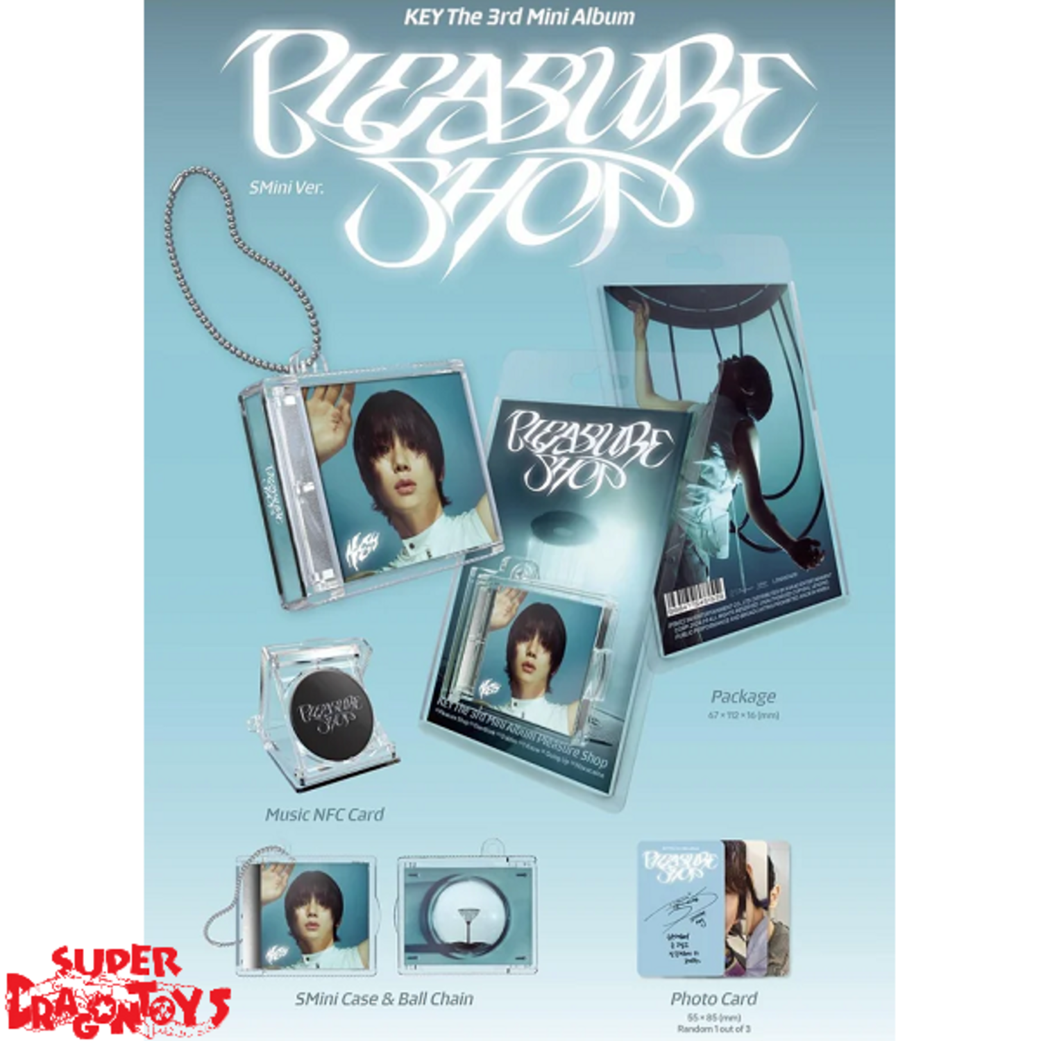 【SHINee・KEY】「Pleasure Shop」(5種セット＋トレカ)⑥ KEY (키) [SHINEE] - PLEASURE SHOP - [SMINI VER.] - 3RD MINI ALBUM